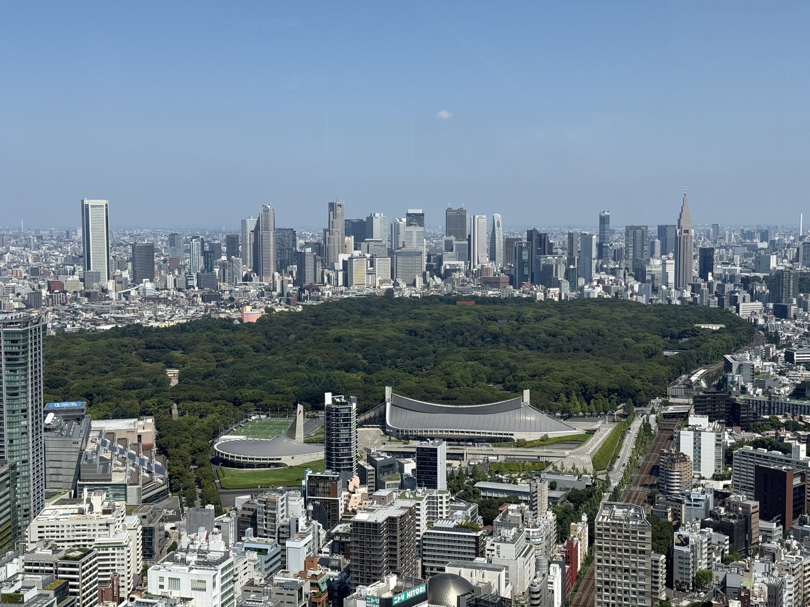Skyline di Tokyo da Shibuya