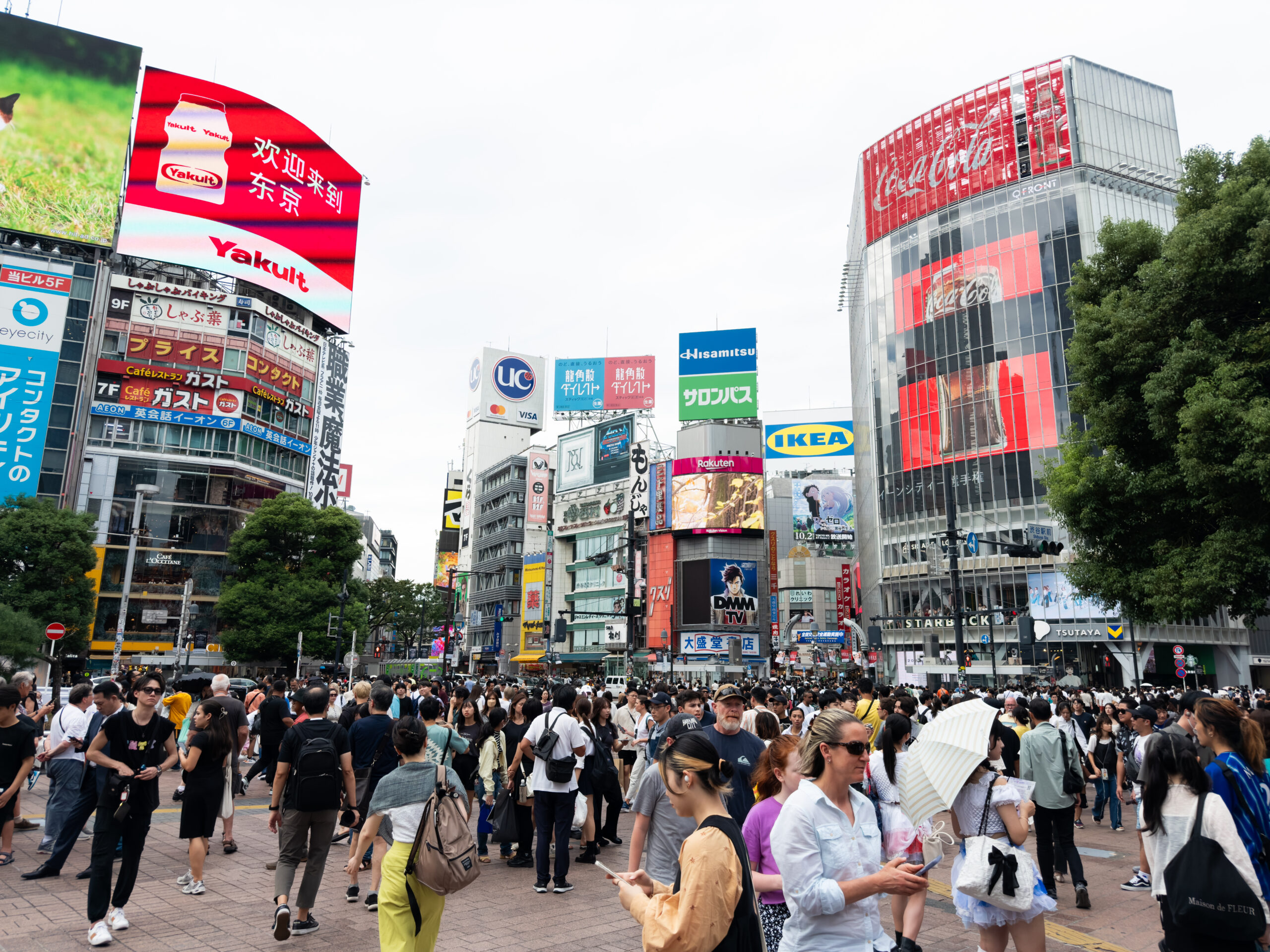 L'incrocio di Shibuya a Tokyo